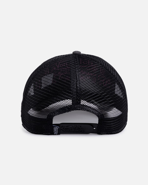Von Dutch Distressed Trucker Snapback Black/Pink