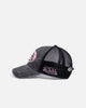 Von Dutch Distressed Trucker Snapback Black/Pink