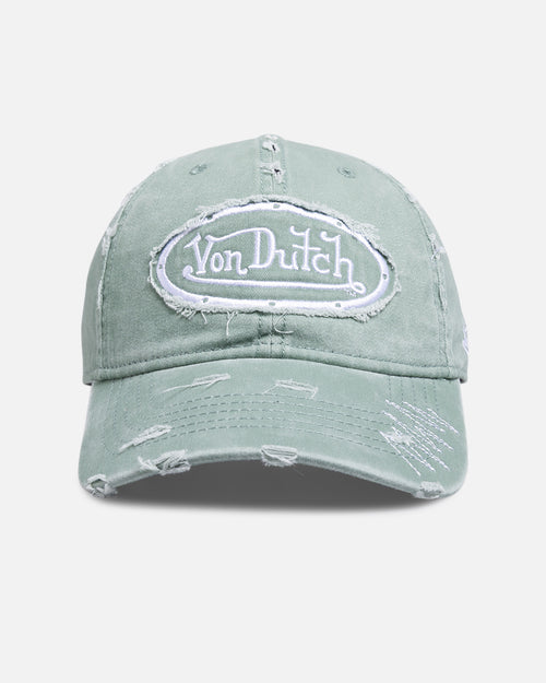 Von Dutch Distressed Zigzag Strapback Sage