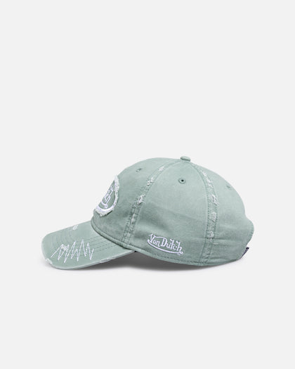 Von Dutch Distressed Zigzag Strapback Sage