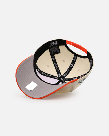 New Era Anaheim Ducks 'Team Color Visor' 9FORTY A-Frame Snapback Chrome/Official Team Color