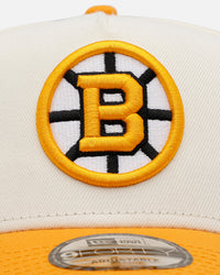 New Era Boston Bruins 'Team Color Visor' 9FORTY A-Frame Snapback Chrome/Official Team Color