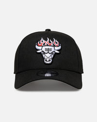 New Era Chicago Bulls 'Flame Logo' 9FORTY A-Frame Snapback Black