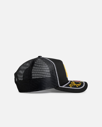 New Era Arizona Diamondbacks 'Rose Visor' 9FORTY A-Frame Trucker Snapback Black/Rose