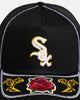 New Era Chicago White Sox 'Rose Visor' 9FORTY A-Frame Trucker Snapback Black/Rose