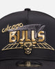 New Era Chicago Bulls 'Arcade Gold 10 Year Anniversary' 9FORTY A-Frame Snapback Black/Gold
