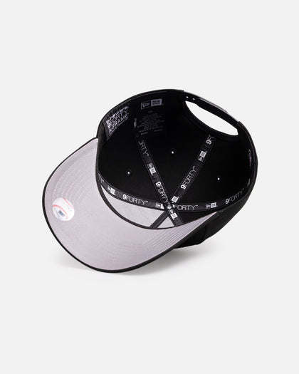 New Era Chicago White Sox 'Canvas Chainstitch Project X' 9FORTY A-Frame Snapback Black/Gold