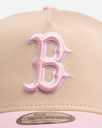 New Era Boston Red Sox 'Pastel' 9FORTY A-Frame Snapback Pastel Pink