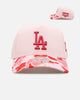 Mitchell & Ness Los Angeles Dodgers 'Pink Camo' Pro Pinch Snapback Pink