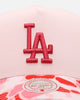 Mitchell & Ness Los Angeles Dodgers 'Pink Camo' Pro Pinch Snapback Pink