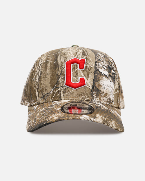 New Era Cleveland Guardians 'Great Outdoors Part II' 9FORTY A-Frame Snapback Real Tree Camo