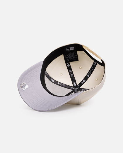 New Era Chicago Bulls 'Chrome Grey' 9FORTY A-Frame Snapback White/Silver