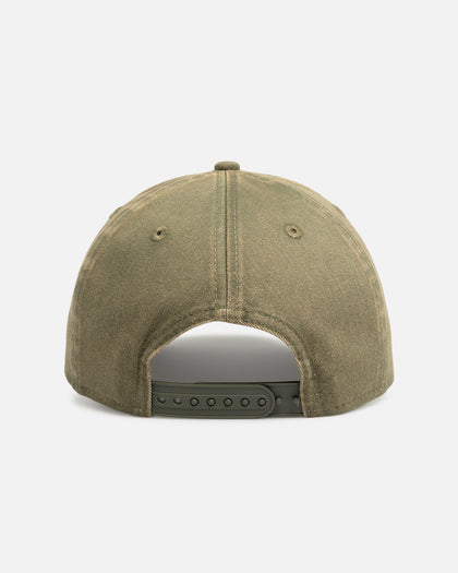 New Era Chicago Bulls 'Distressed Olive' 9FORTY A-Frame Snapback Olive