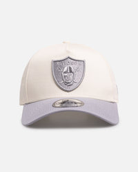 New Era Las Vegas Raiders 'Chrome Grey' 9FORTY A-Frame Snapback White/Silver