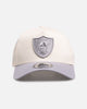 New Era Las Vegas Raiders 'Chrome Grey' 9FORTY A-Frame Snapback White/Silver