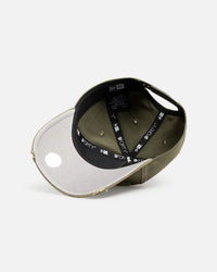 New Era Los Angeles Dodgers 'Distressed Olive' 9FORTY A-Frame Snapback Olive