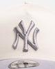 New Era New York Yankees 'Chrome Grey' 9FORTY A-Frame Snapback White/Silver