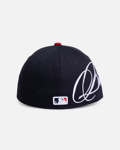 New Era Atlanta Braves 'MLB Side Script' 59FIFTY Fitted Navy