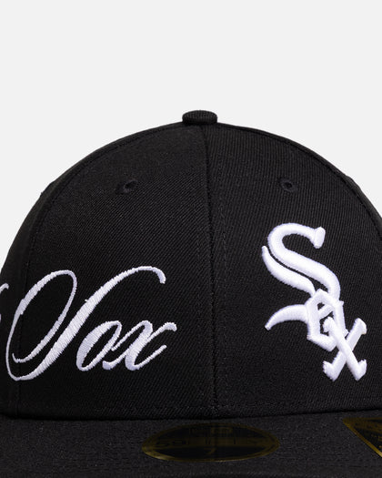 New Era Chicago White Sox 'MLB Side Script 59FIFTY Fitted Black