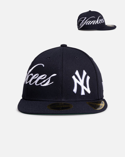 New Era New York Yankees 'MLB Side Script 59FIFTY Fitted Navy