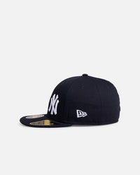 New Era New York Yankees 'MLB Side Script 59FIFTY Fitted Navy