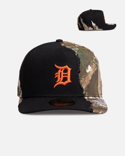 New Era Detroit Tigers 'Split Realtree' 59FIFTY Fitted Black
