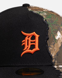 New Era Detroit Tigers 'Split Realtree' 59FIFTY Fitted Black