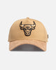 New Era Chicago Bulls 'Suede Visor' 9FORTY A-Frame Snapback Bronze