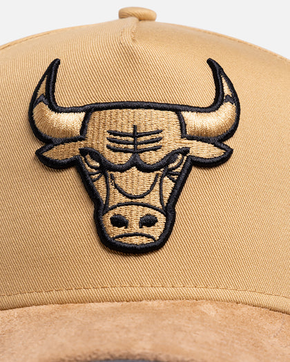 New Era Chicago Bulls 'Suede Visor' 9FORTY A-Frame Snapback Bronze