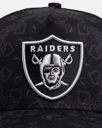 New Era Las Vegas Raiders 'Black Tonal' 9FORTY A-Frame Snapback Black