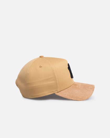 New Era New York Yankees 'Suede Visor' 9FORTY A-Frame Snapback Bronze