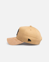 New Era New York Yankees 'Suede Visor' 9FORTY A-Frame Snapback Bronze