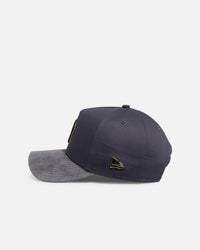 New Era New York Yankees 'Suede Visor' 9FORTY A-Frame Snapback Graphite