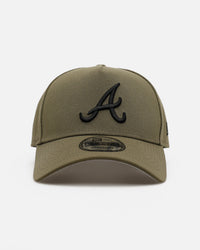 New Era Atlanta Braves 'Easy Olive' 9FORTY A-Frame Snapback Olive