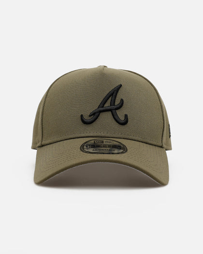 New Era Atlanta Braves 'Easy Olive' 9FORTY A-Frame Snapback Olive
