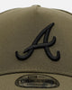New Era Atlanta Braves 'Easy Olive' 9FORTY A-Frame Snapback Olive