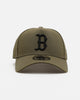 New Era Boston Red Sox 'Easy Olive' 9FORTY A-Frame Snapback Olive