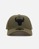 New Era Chicago Bulls 'Easy Olive' 9FORTY A-Frame Snapback Olive