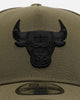 New Era Chicago Bulls 'Easy Olive' 9FORTY A-Frame Snapback Olive
