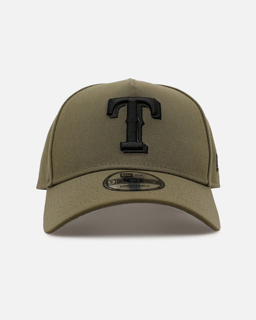 New Era Texas Rangers 'Easy Olive' 9FORTY A-Frame Snapback Olive