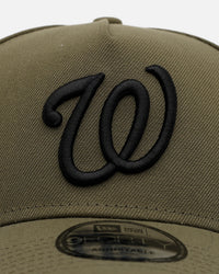 New Era Washington Nationals 'Easy Olive' 9FORTY A-Frame Snapback Olive
