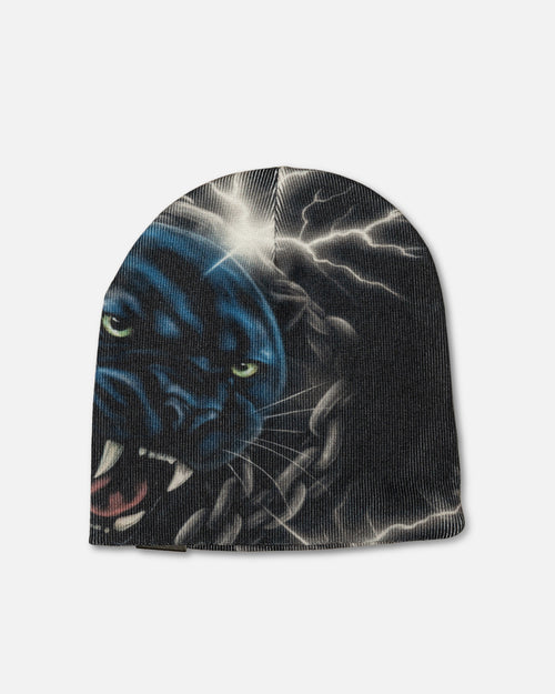Loiter Airbrush Panther Skully Black