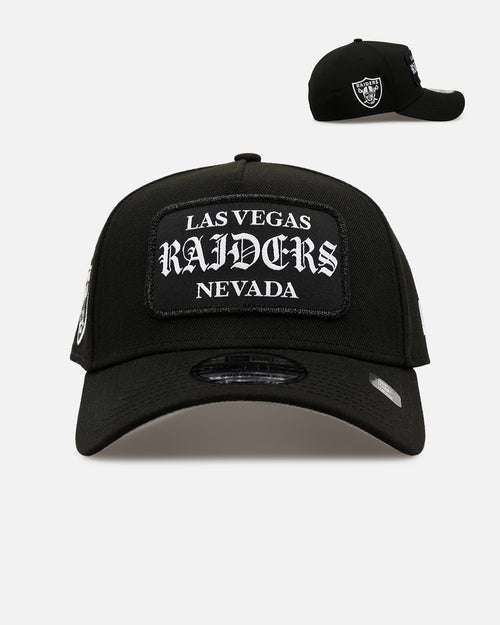 New Era Las Vegas Raiders 'Gothic Patch' 9FORTY A-Frame Snapback Black