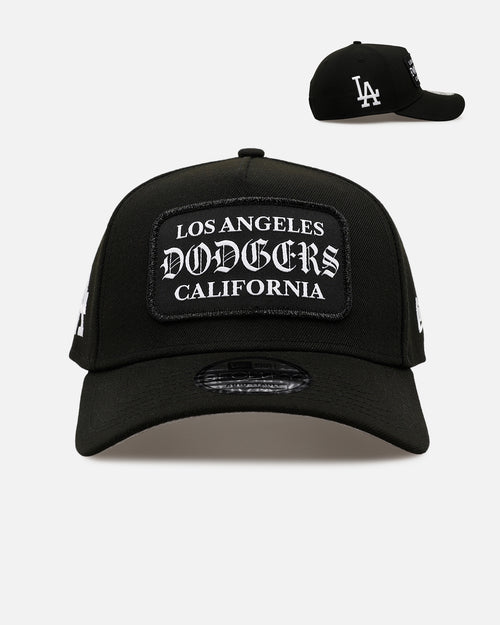 New Era Los Angeles Dodgers 'Gothic Patch' 9FORTY A-Frame Snapback Black