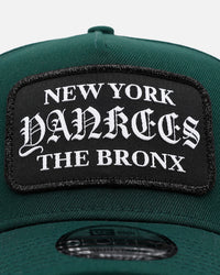 New Era New York Yankees 'Gothic Patch' 9FORTY A-Frame Snapback Green