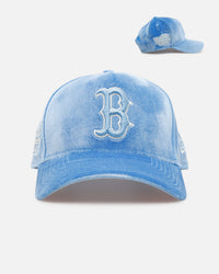 New Era Boston Red Sox 'Sky Velvet' 9FORTY A-Frame Snapback Sky Blue