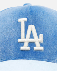 New Era Los Angeles Dodgers 'Sky Velvet' 9FORTY A-Frame Snapback Sky Blue