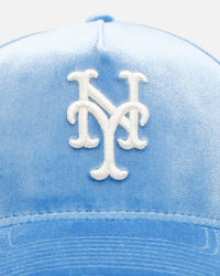 New Era New York Mets 'Sky Velvet' 9FORTY A-Frame Snapback Sky Blue