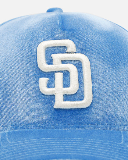 New Era San Diego Padres 'Sky Velvet' 9FORTY A-Frame Snapback Sky Blue