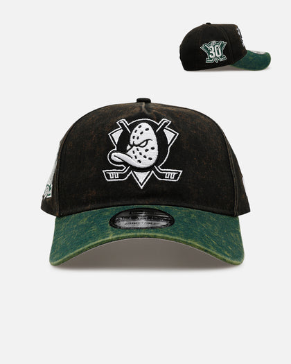 New Era Anaheim Ducks 'Washed Green 2.0' 9FORTY A-Frame Snapback Black/Green